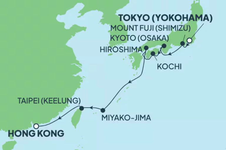 NCL Japan Itinerary